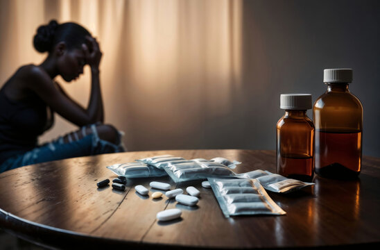 Woman with Drugs